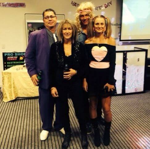 Kaylah McPhee with her Mom, Dad, and Brother.